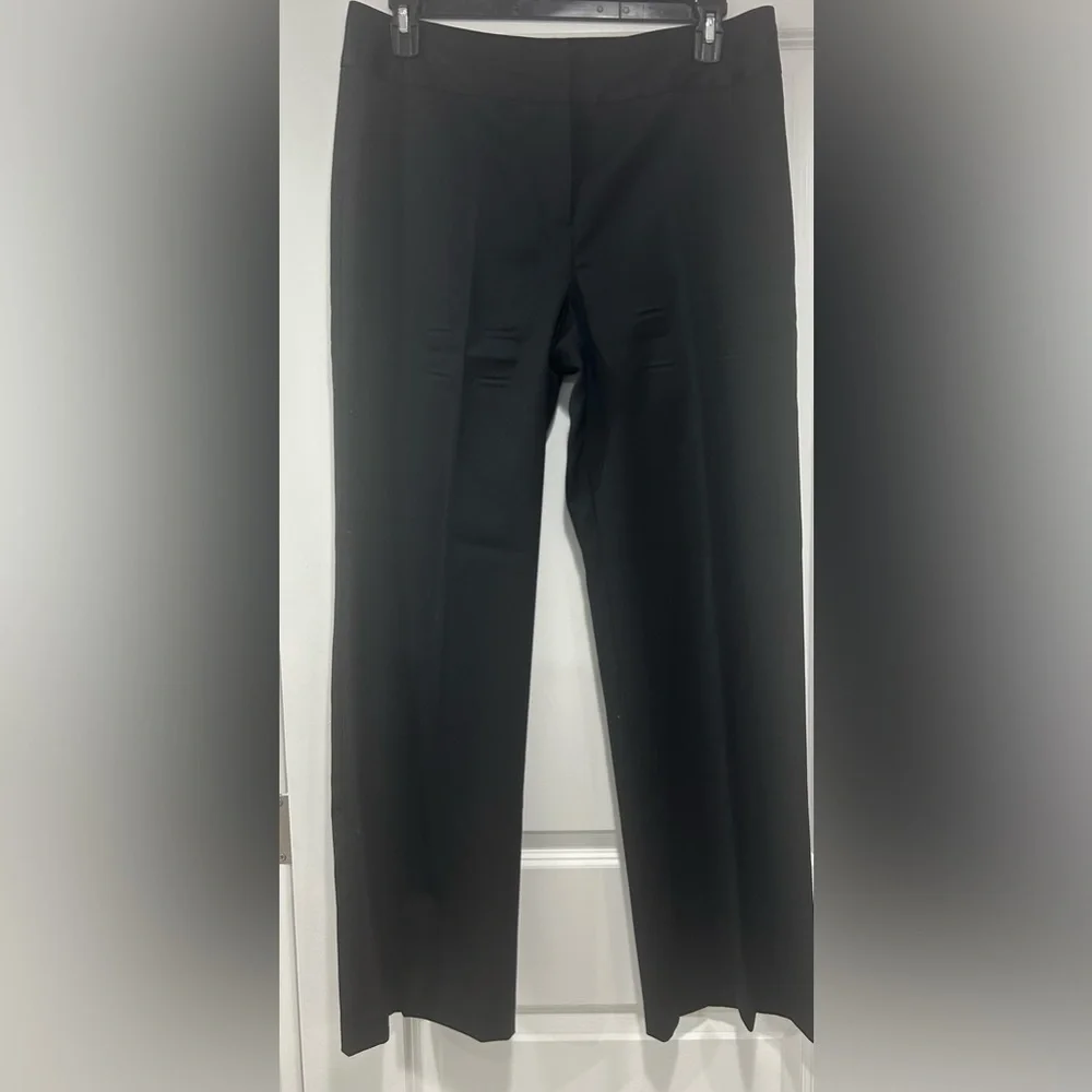 EUC Talbots Black Heritage Women's Straight-Leg Dress Trousers